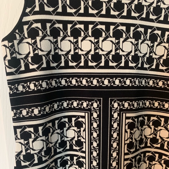 Ted Baker Black Jammiea Tesselation Jacquard Dress - Picture 8 of 11